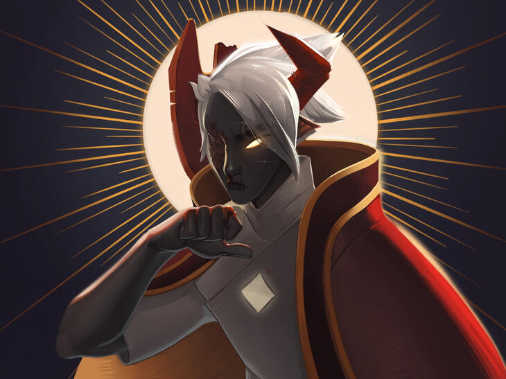 Zorro (Painted Portrait)